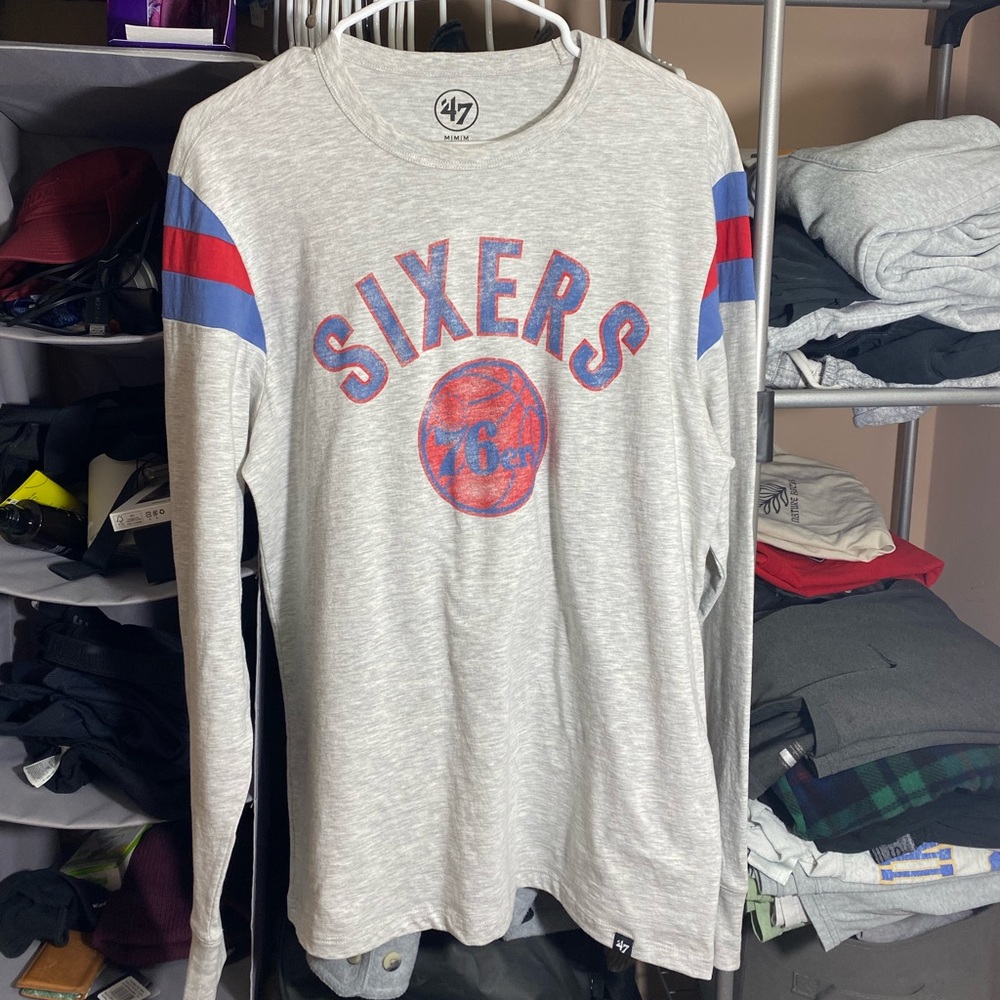 76ers long sleeve shirt